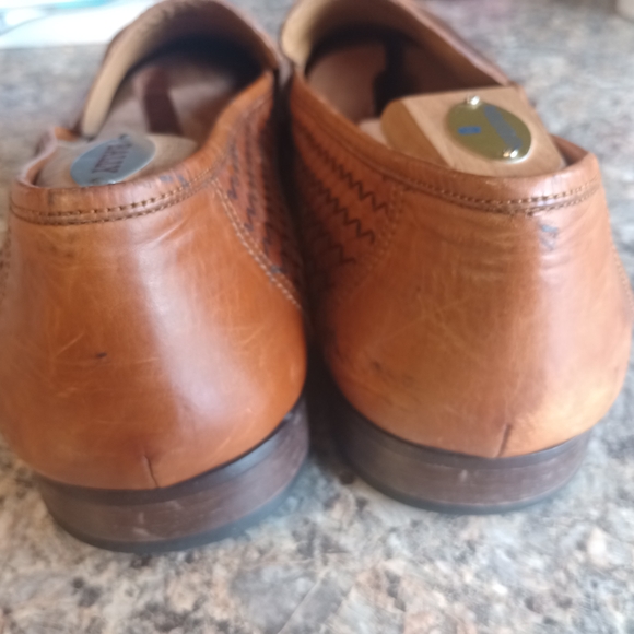Magnanni Brown Leather Herrera Loafers with Braided Design size 16M, (51) main image 9